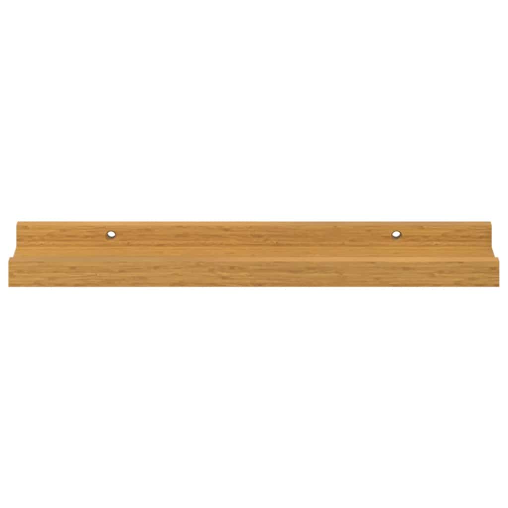 Wandplank met plank 4 pcs Beige 40 x 9 x 3 cm Bewerkt hout is nu te koop bij PeponiXL, paradijselijk wonen!