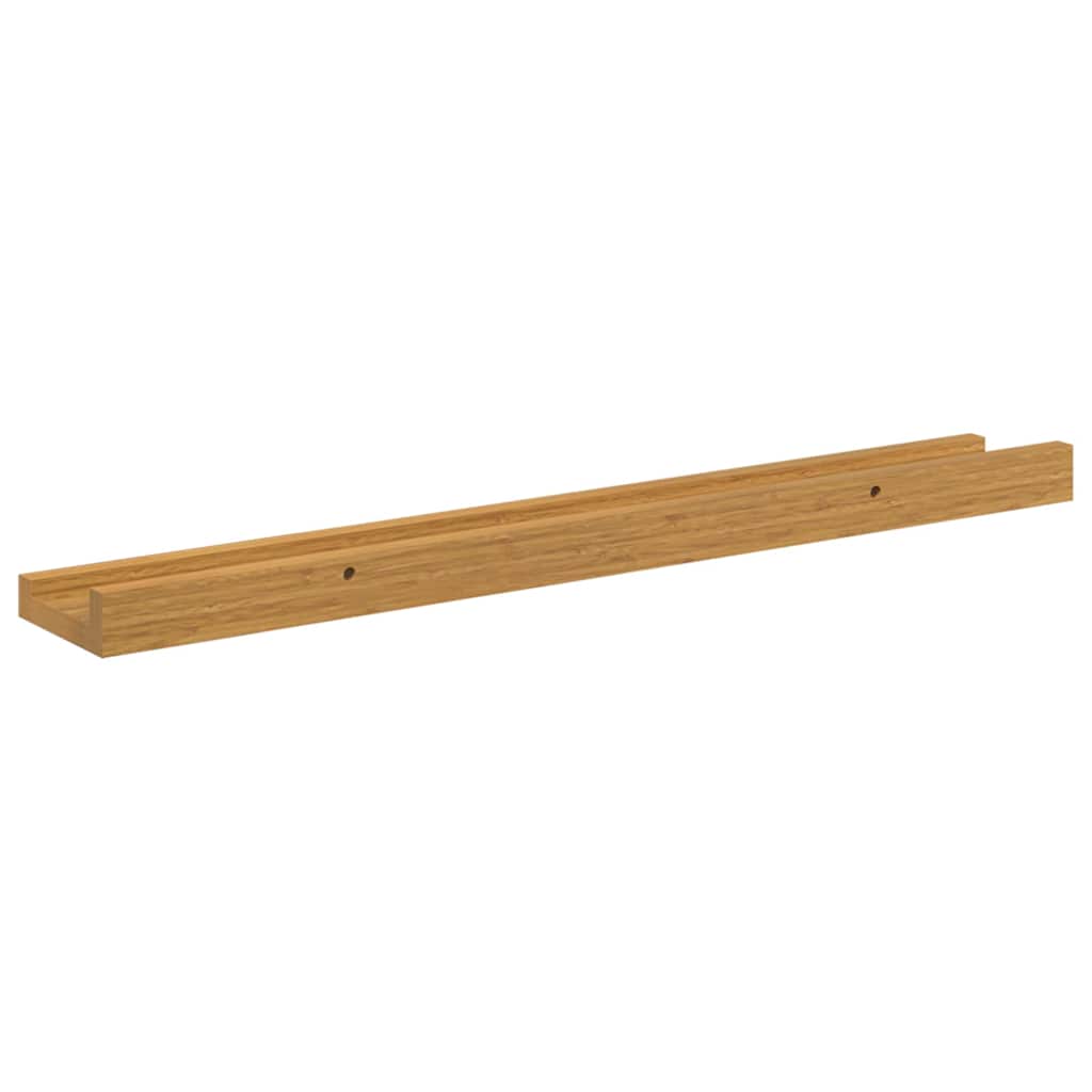 Wandplank met plank 4 pcs Beige 60 x 9 x 3 cm Bewerkt hout is nu te koop bij PeponiXL, paradijselijk wonen!