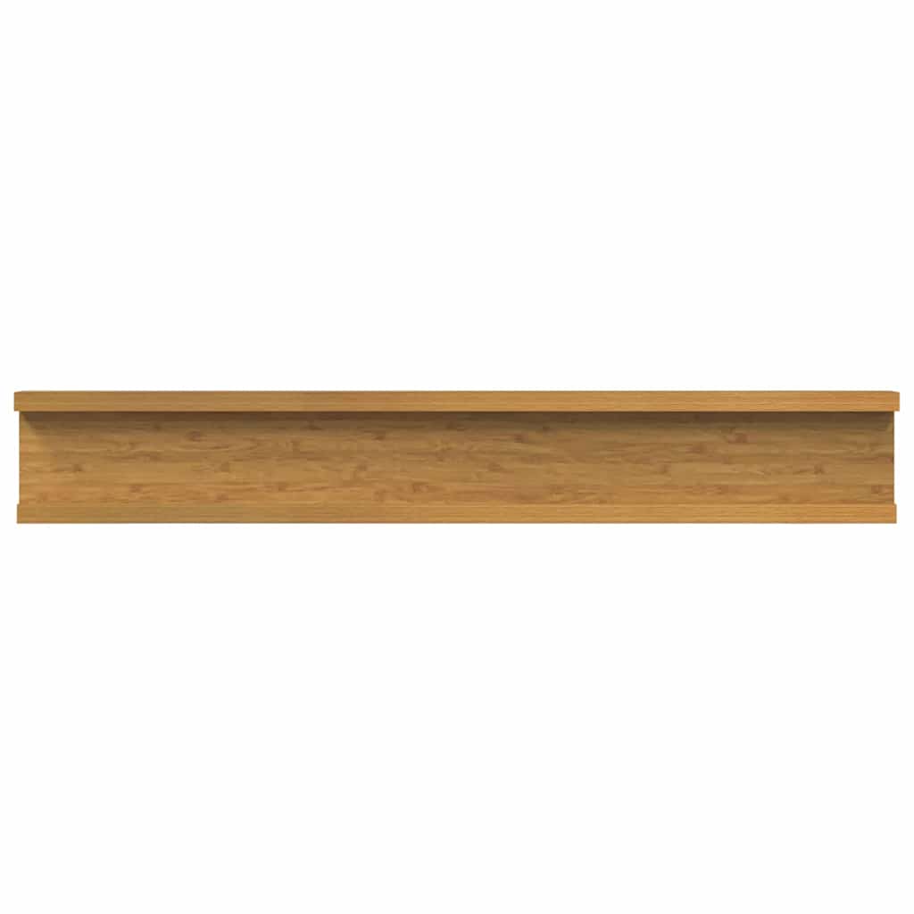 Wandplank met plank 4 pcs Beige 60 x 9 x 3 cm Bewerkt hout is nu te koop bij PeponiXL, paradijselijk wonen!