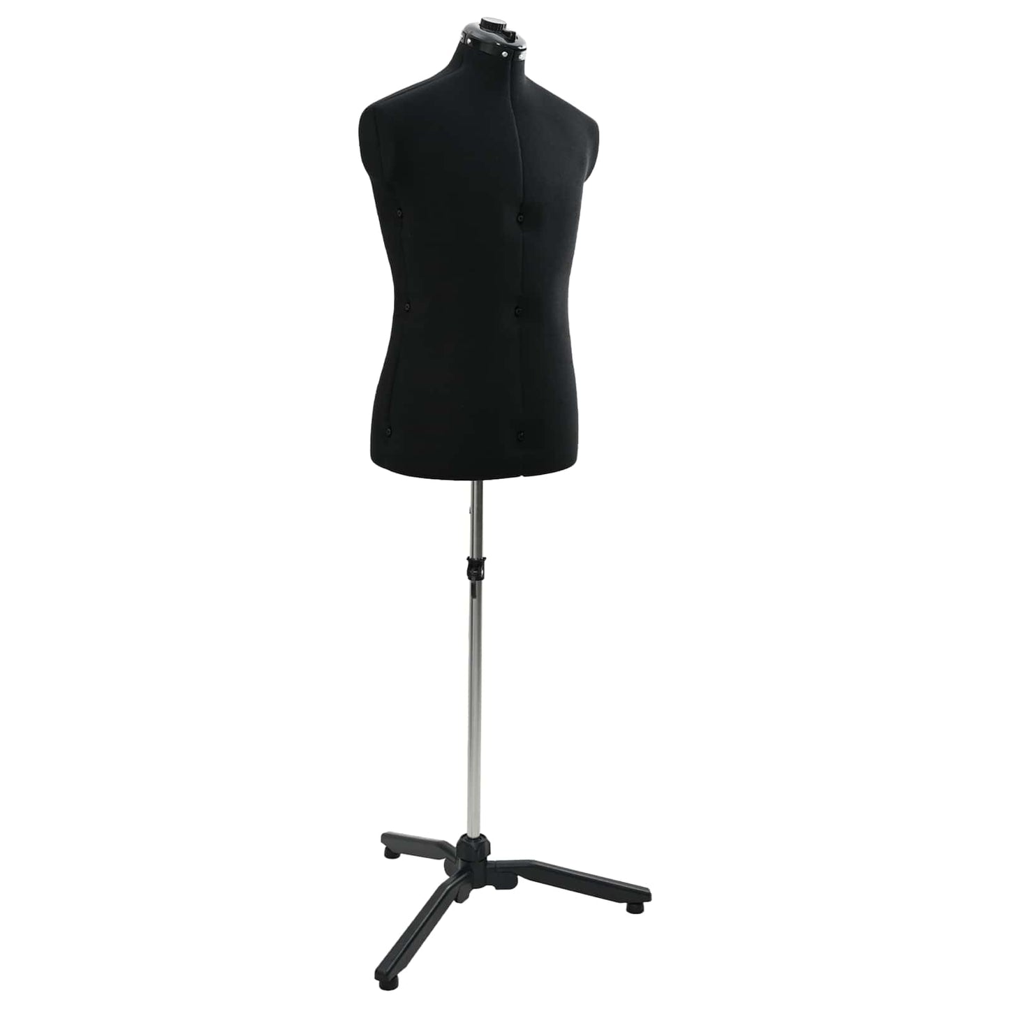 Verstelbare Kleedvorm Man Zwart 37.5-45.5 inch Stof is nu te koop bij PeponiXL, paradijselijk wonen!