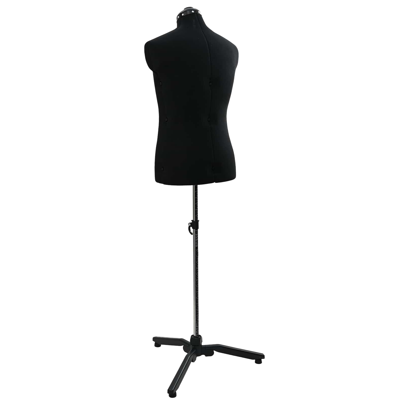 Verstelbare Kleedvorm Man Zwart 37.5-45.5 inch Stof is nu te koop bij PeponiXL, paradijselijk wonen!