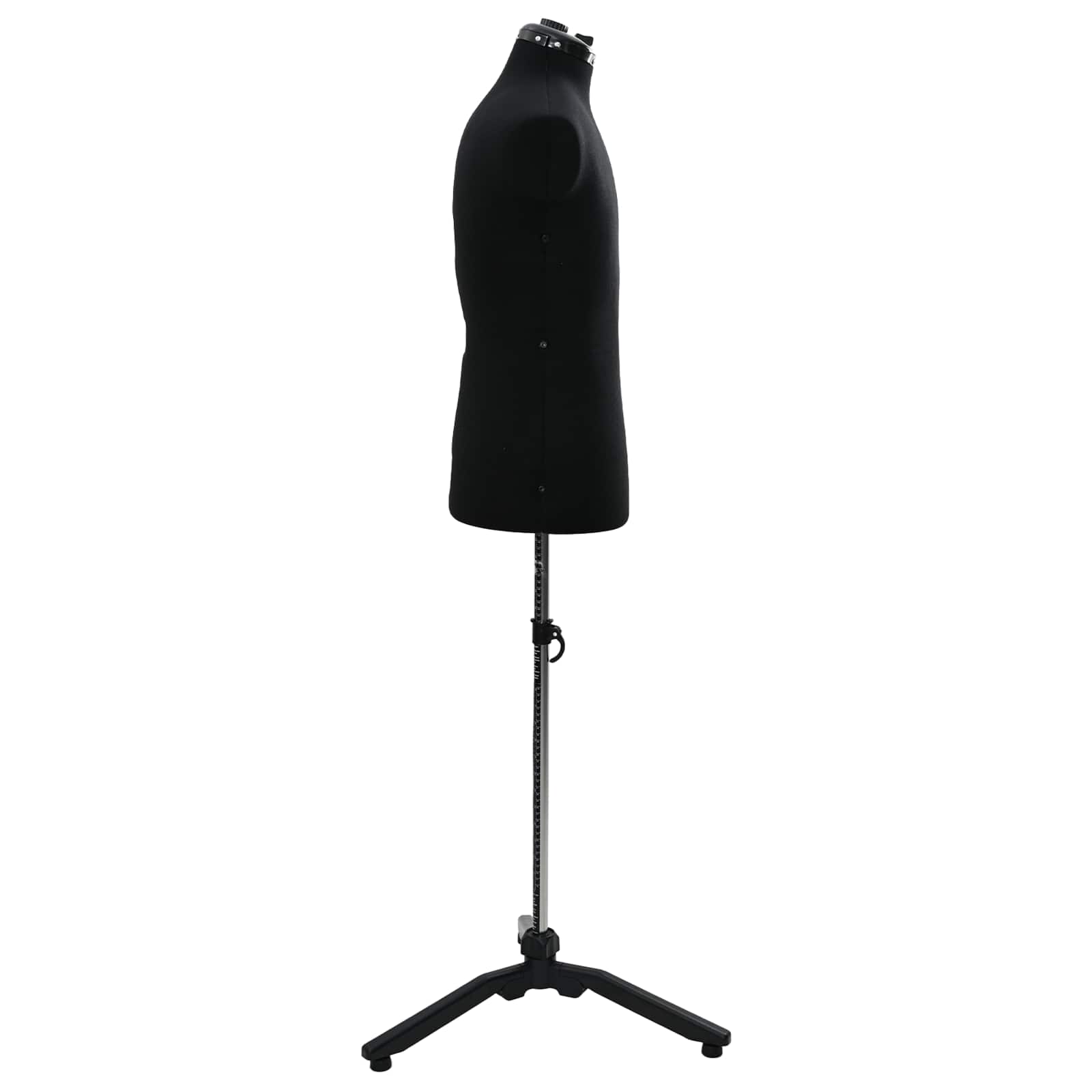 Verstelbare Kleedvorm Man Zwart 37.5-45.5 inch Stof is nu te koop bij PeponiXL, paradijselijk wonen!