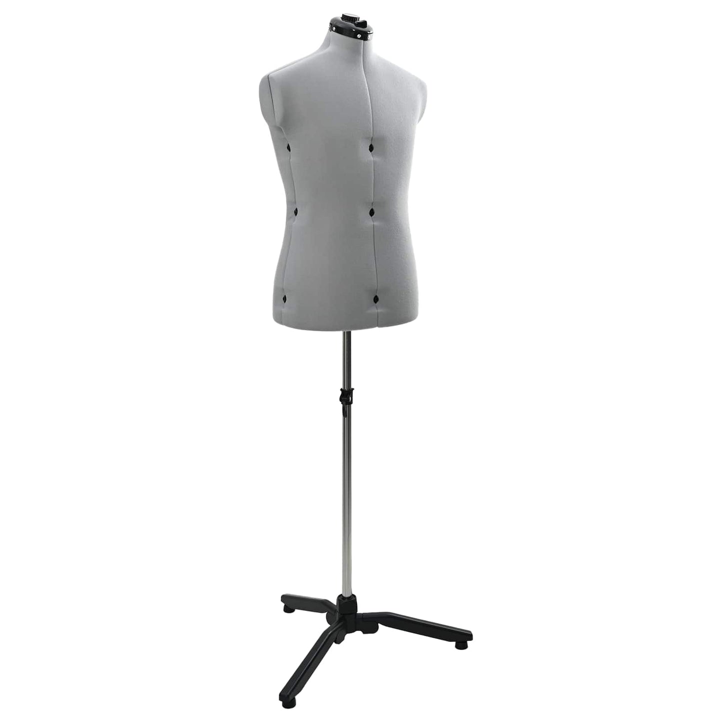 Verstelbare Kleedvorm Man Grijs 37.5-45.5 inch Stof is nu te koop bij PeponiXL, paradijselijk wonen!