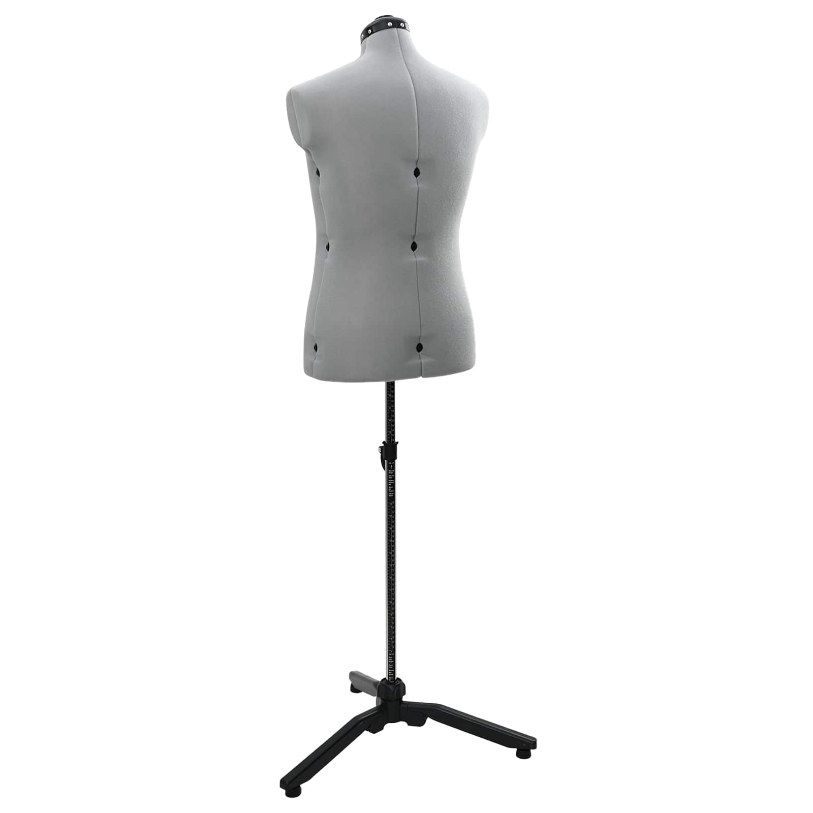 Verstelbare Kleedvorm Man Grijs 37.5-45.5 inch Stof is nu te koop bij PeponiXL, paradijselijk wonen!