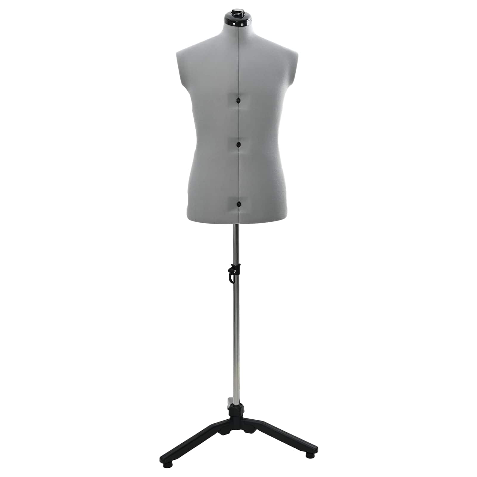 Verstelbare Kleedvorm Man Grijs 37.5-45.5 inch Stof is nu te koop bij PeponiXL, paradijselijk wonen!