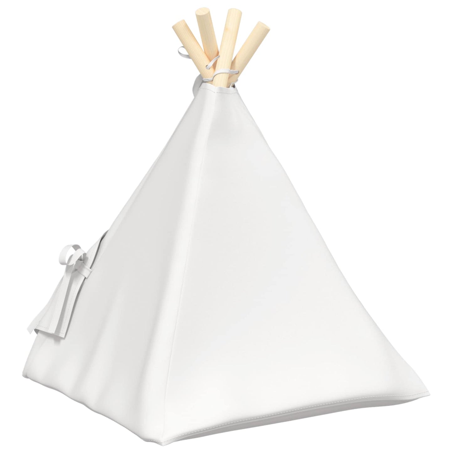 Dieren teepee met kussen Wit 40 x 40 x 50 cm Polyester is nu te koop bij PeponiXL, paradijselijk wonen!