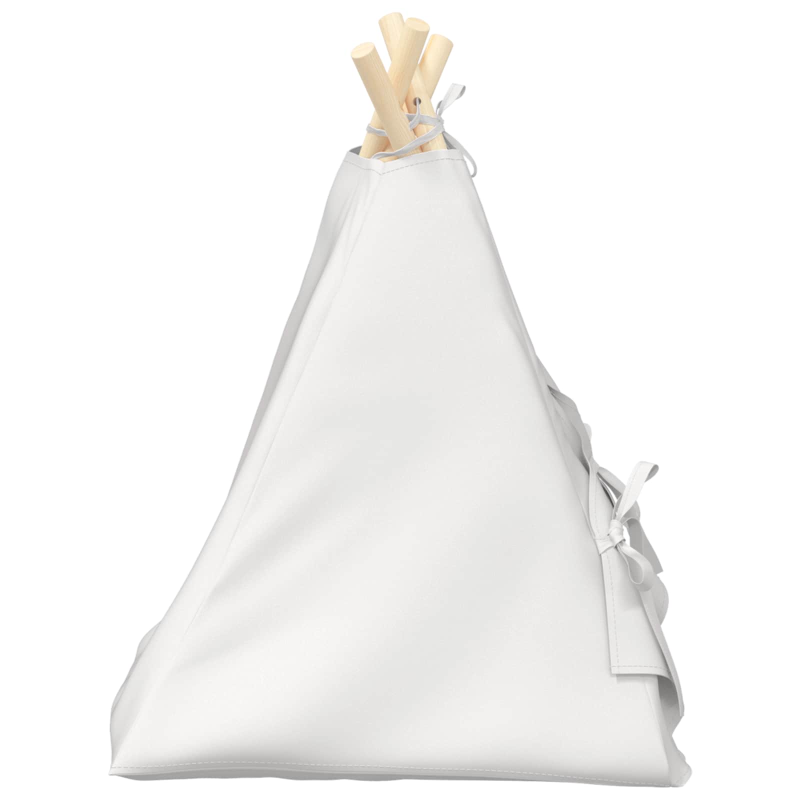 Dieren teepee met kussen Wit 40 x 40 x 50 cm Polyester is nu te koop bij PeponiXL, paradijselijk wonen!