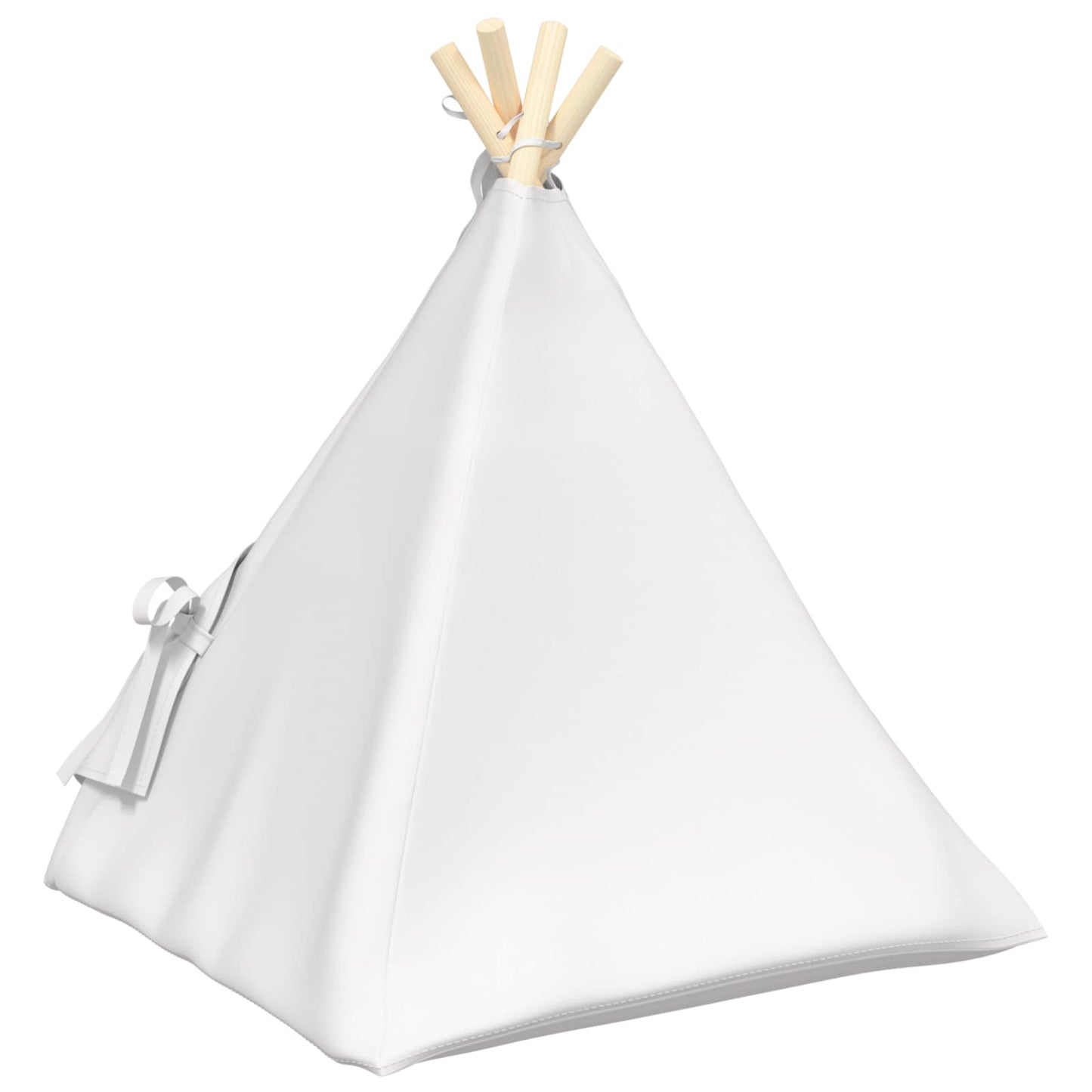 Dieren teepee met kussen Wit 50 x 50 x 60 cm Polyester is nu te koop bij PeponiXL, paradijselijk wonen!