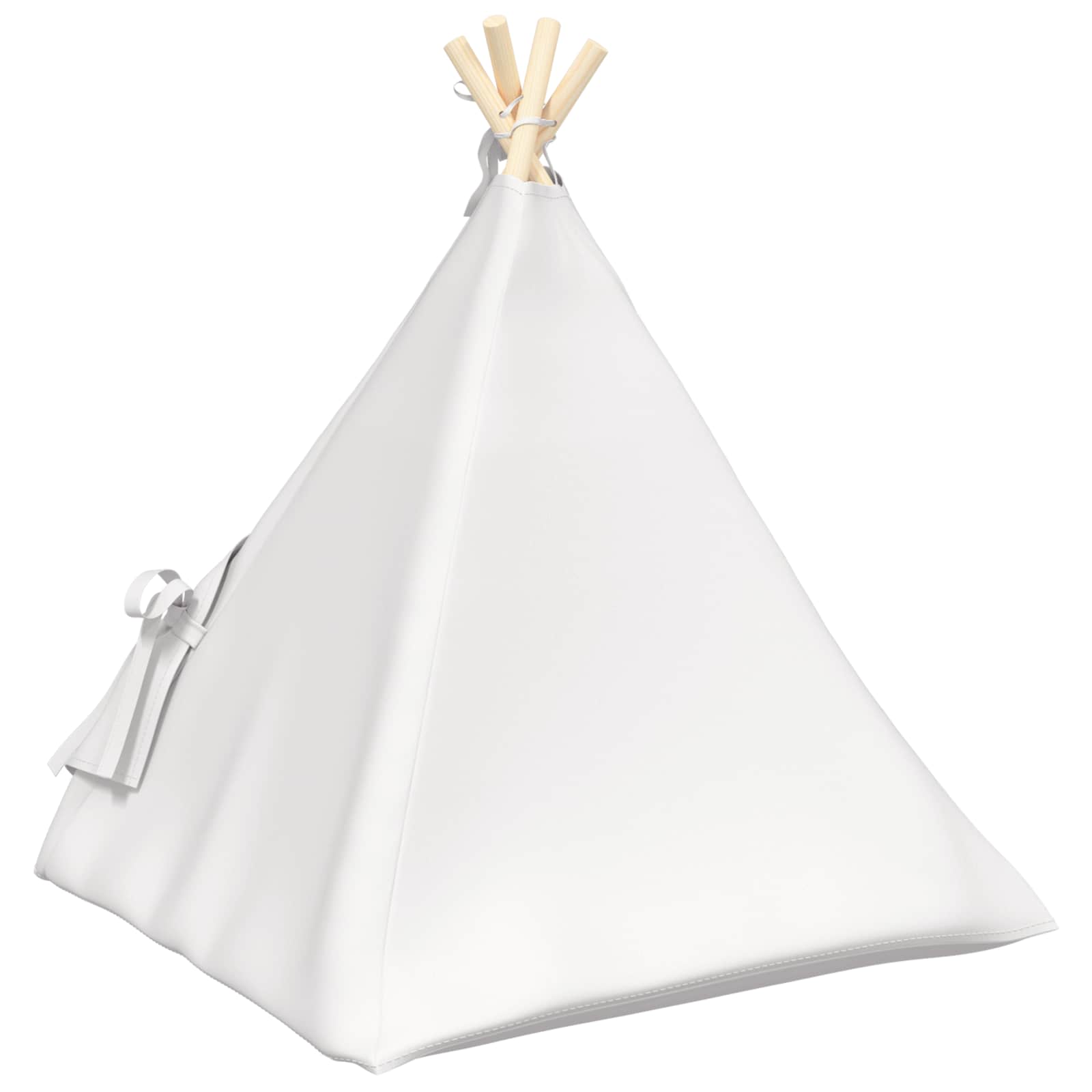 Dieren teepee met kussen Wit 60 x 60 x 70 cm Polyester is nu te koop bij PeponiXL, paradijselijk wonen!