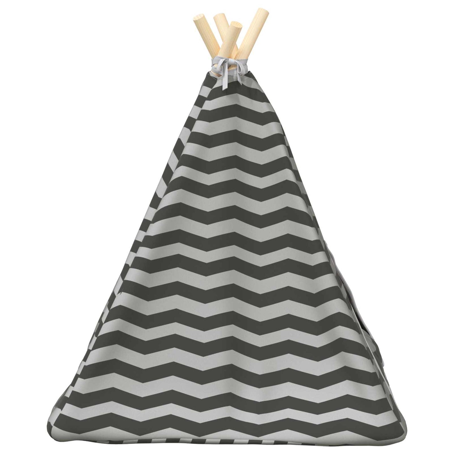 Dieren teepee met kussen Wit en Grijs 50 x 50 x 60 cm Polyester is nu te koop bij PeponiXL, paradijselijk wonen!