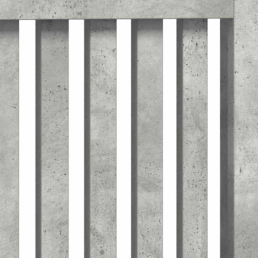 Radiatorafdekking Beton Grijs 172 x 19 x 81,5 cm Bewerkt hout is nu te koop bij PeponiXL, paradijselijk wonen!