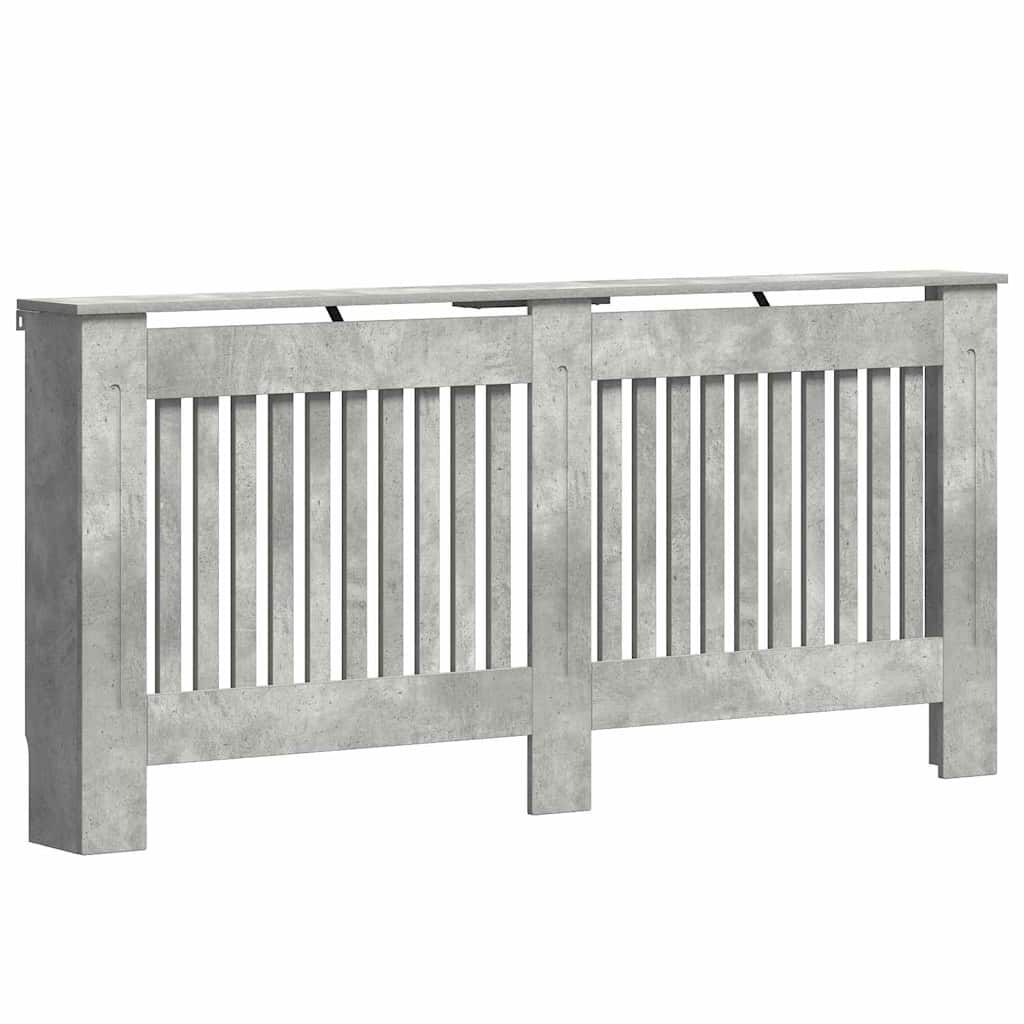 Radiatorafdekking Beton Grijs 172 x 19 x 81,5 cm Bewerkt hout is nu te koop bij PeponiXL, paradijselijk wonen!