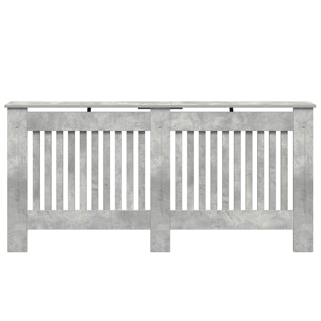 Radiatorafdekking Beton Grijs 172 x 19 x 81,5 cm Bewerkt hout is nu te koop bij PeponiXL, paradijselijk wonen!