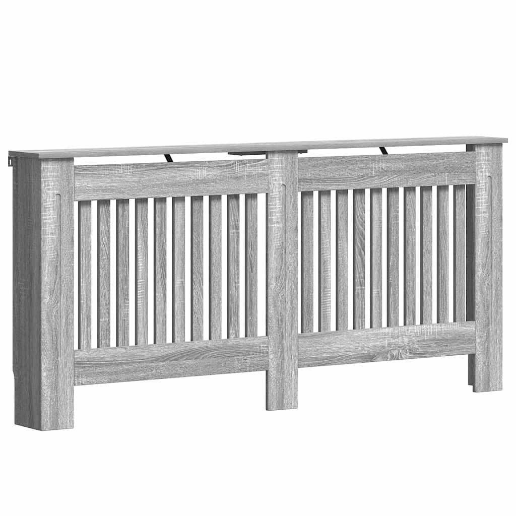 Radiatorafdekking Grijs Sonoma 172 x 19 x 81,5 cm Bewerkt hout is nu te koop bij PeponiXL, paradijselijk wonen!