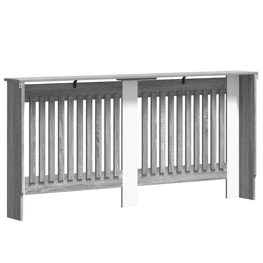 Radiatorafdekking Grijs Sonoma 172 x 19 x 81,5 cm Bewerkt hout is nu te koop bij PeponiXL, paradijselijk wonen!