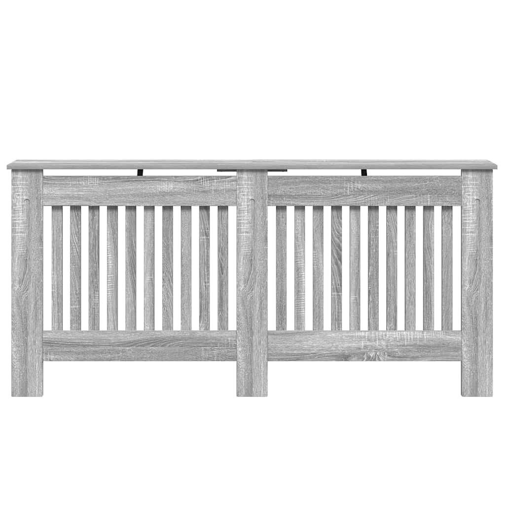 Radiatorafdekking Grijs Sonoma 172 x 19 x 81,5 cm Bewerkt hout is nu te koop bij PeponiXL, paradijselijk wonen!
