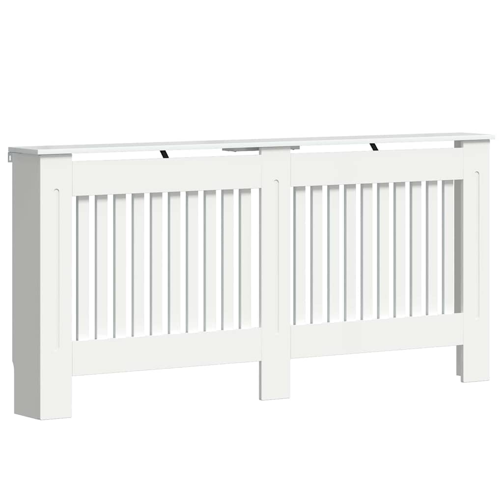 Radiatorafdekking Hoogglans wit 172 x 19 x 81,5 cm Bewerkt hout is nu te koop bij PeponiXL, paradijselijk wonen!