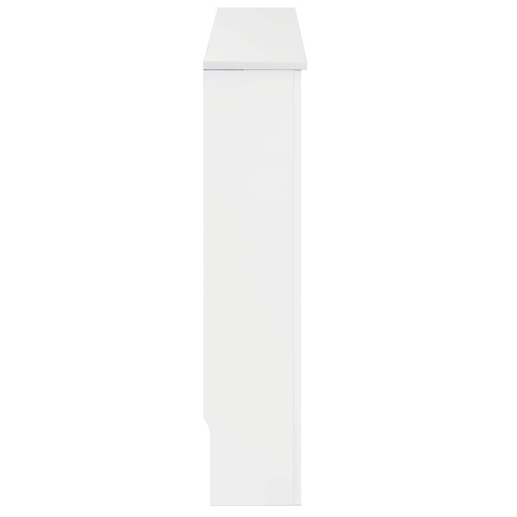 Radiatorafdekking Hoogglans wit 172 x 19 x 81,5 cm Bewerkt hout is nu te koop bij PeponiXL, paradijselijk wonen!