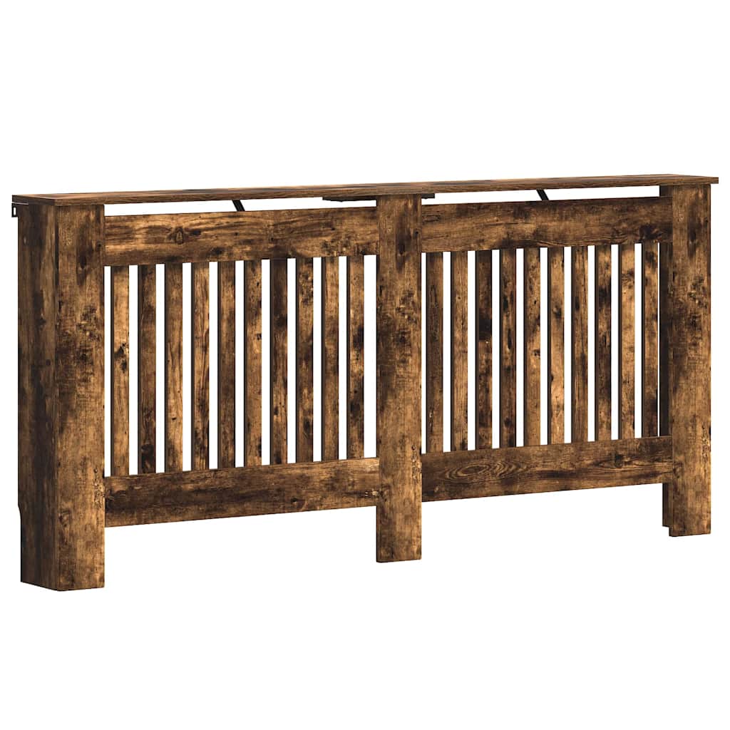 Radiatorafdekking Gerookt eiken 172 x 19 x 81,5 cm Bewerkt hout is nu te koop bij PeponiXL, paradijselijk wonen!