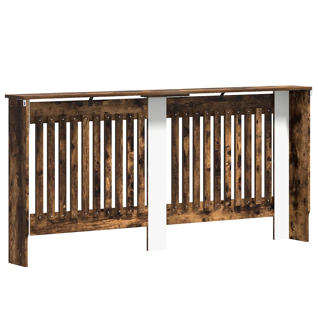Radiatorafdekking Gerookt eiken 172 x 19 x 81,5 cm Bewerkt hout is nu te koop bij PeponiXL, paradijselijk wonen!
