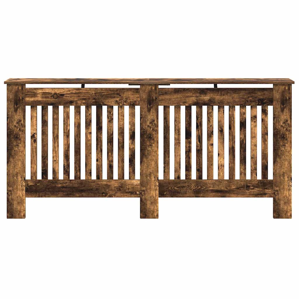 Radiatorafdekking Gerookt eiken 172 x 19 x 81,5 cm Bewerkt hout is nu te koop bij PeponiXL, paradijselijk wonen!