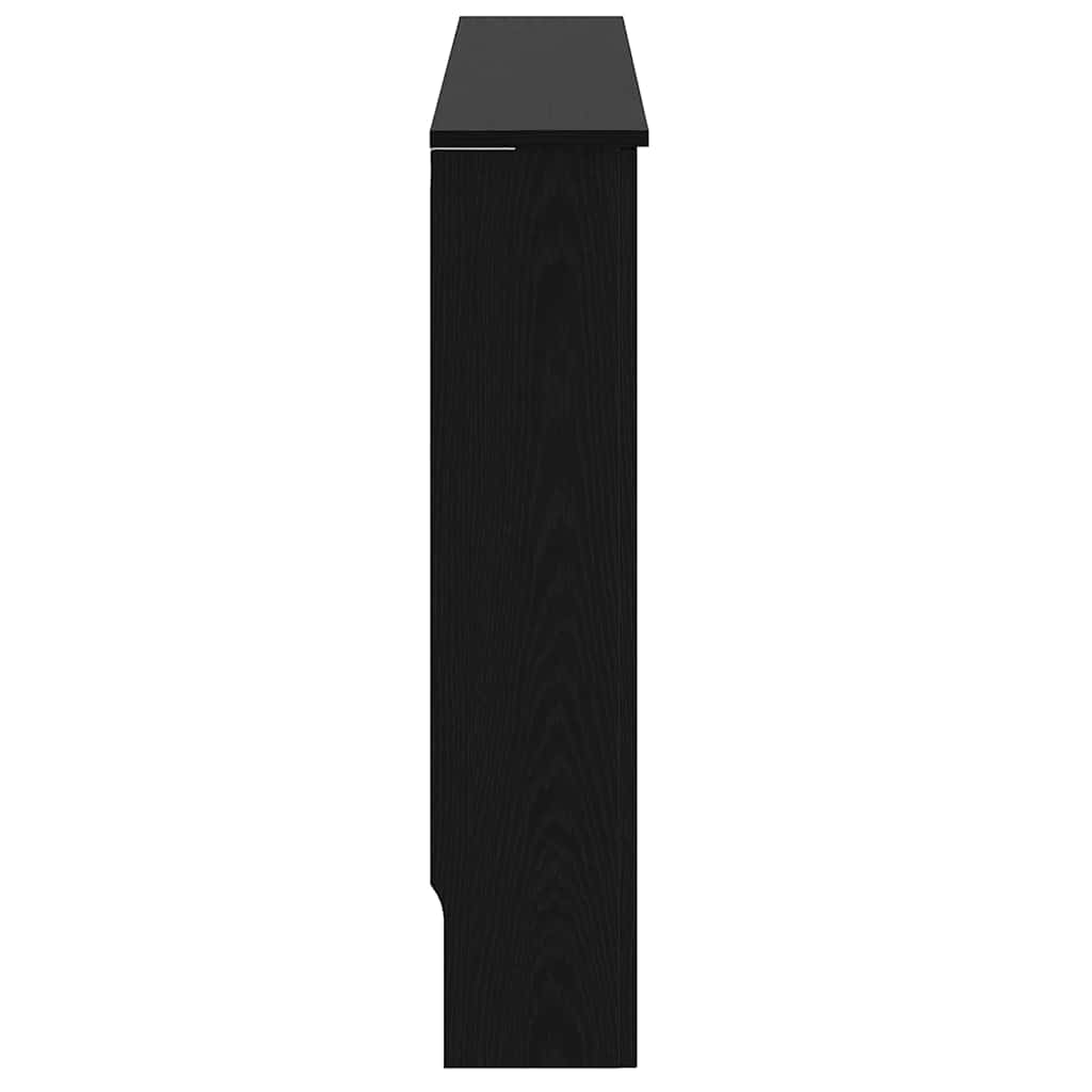 Radiatorafdekking Zwart Eiken 172 x 19 x 81,5 cm Bewerkt hout is nu te koop bij PeponiXL, paradijselijk wonen!