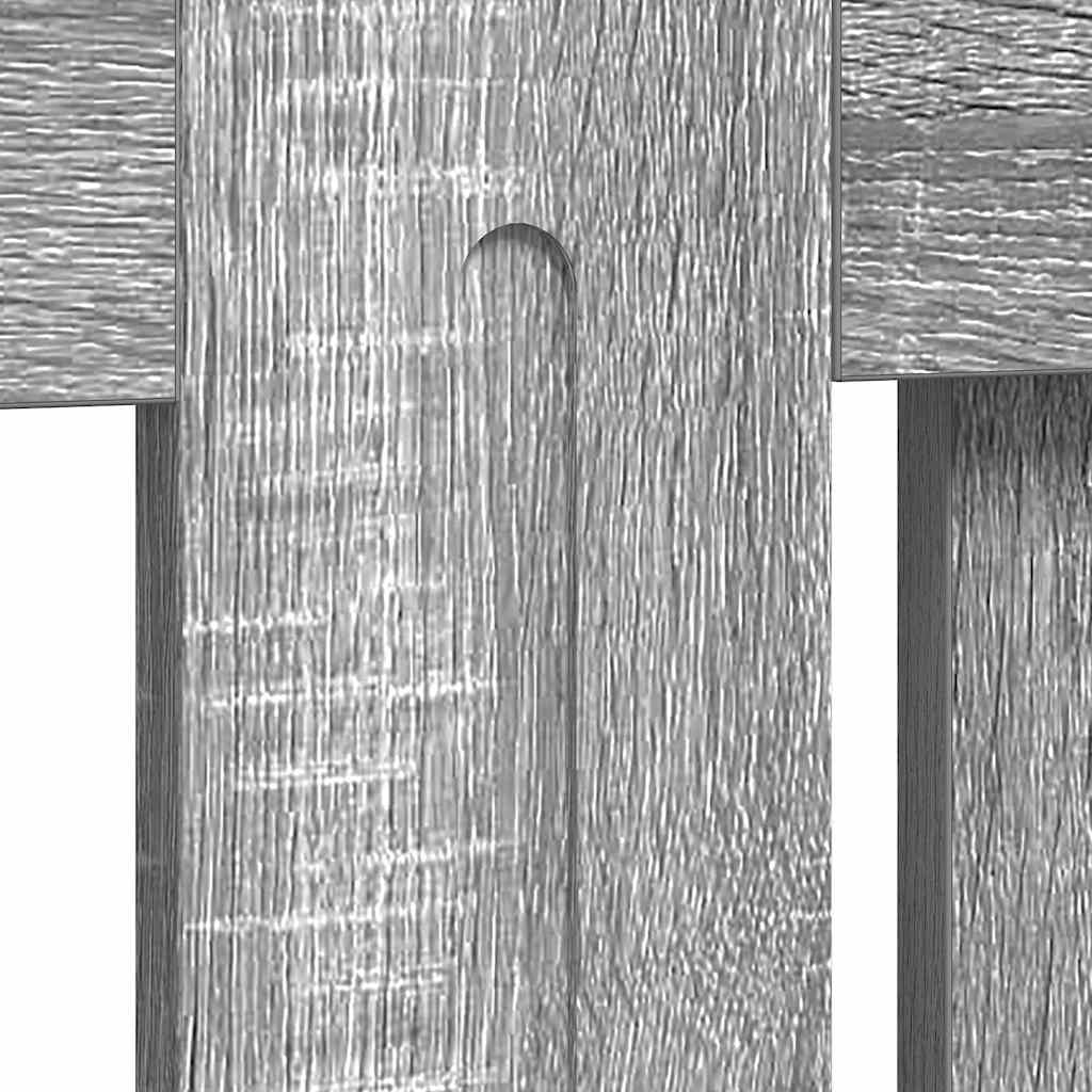 Radiatorafdekking Grijs Sonoma 152 x 19 x 81,5 cm Bewerkt hout is nu te koop bij PeponiXL, paradijselijk wonen!