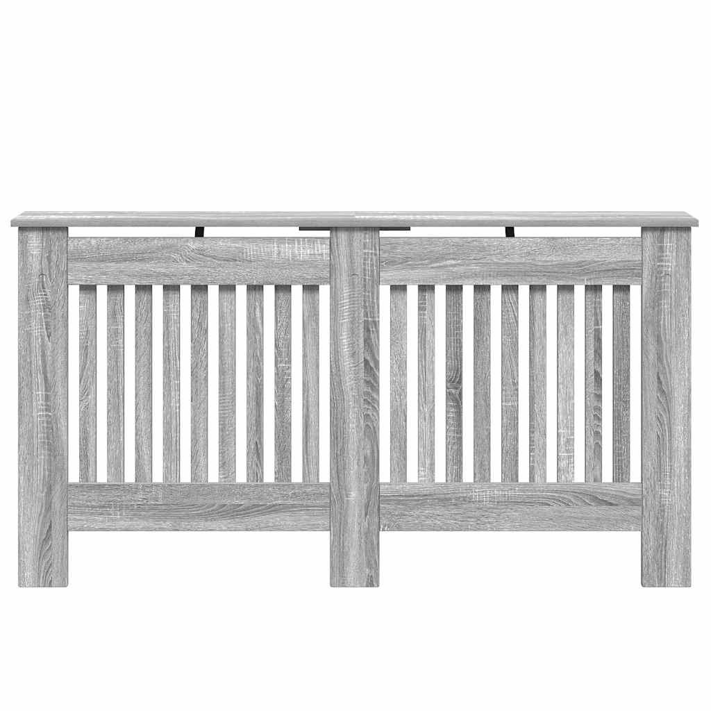 Radiatorafdekking Grijs Sonoma 152 x 19 x 81,5 cm Bewerkt hout is nu te koop bij PeponiXL, paradijselijk wonen!