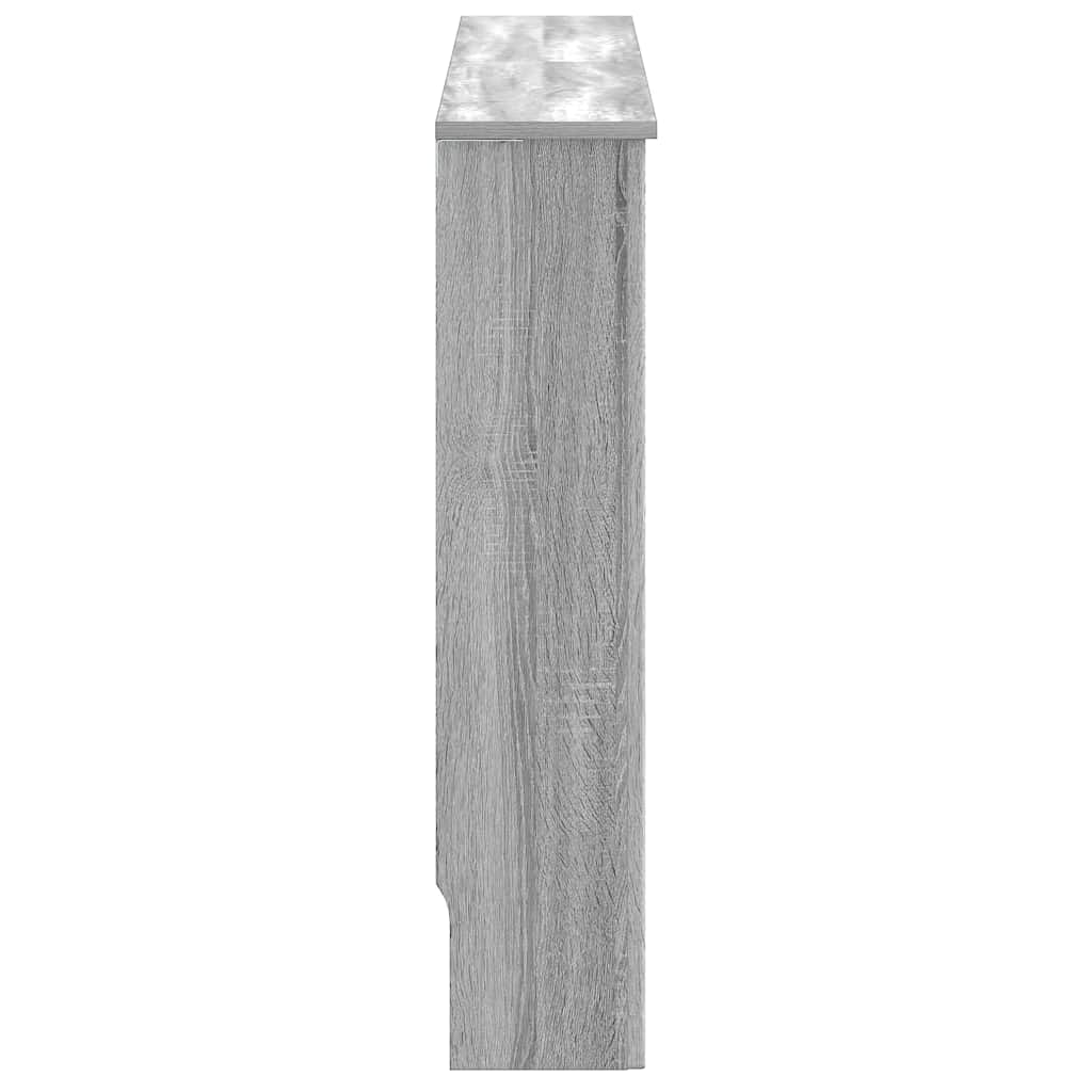 Radiatorafdekking Grijs Sonoma 152 x 19 x 81,5 cm Bewerkt hout is nu te koop bij PeponiXL, paradijselijk wonen!