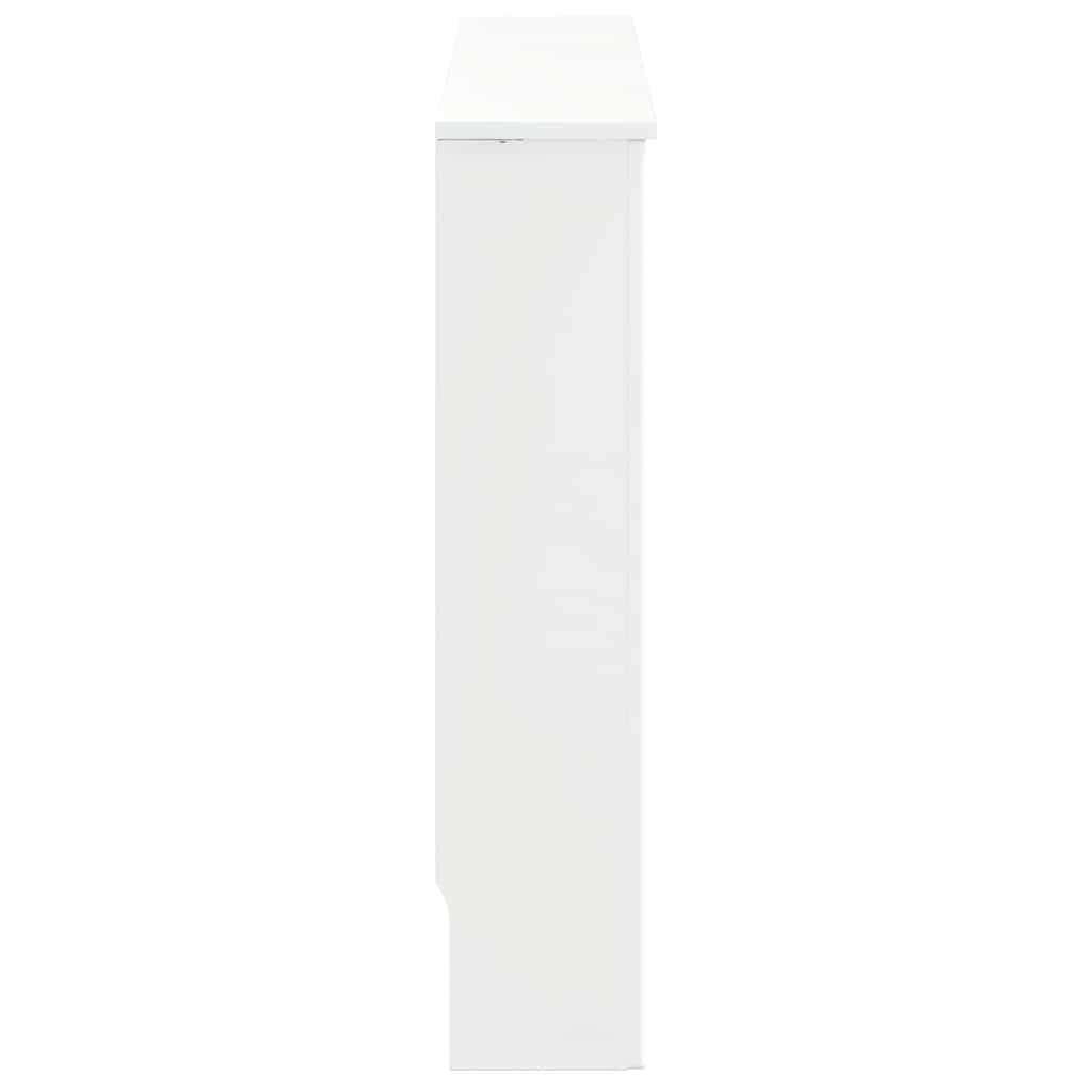 Radiatorafdekking Hoogglans wit 152 x 19 x 81,5 cm Bewerkt hout is nu te koop bij PeponiXL, paradijselijk wonen!