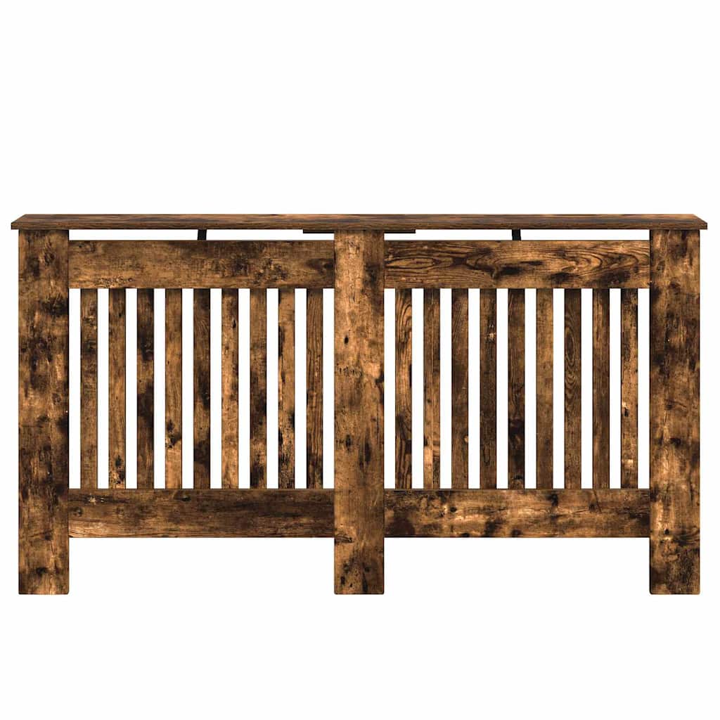 Radiatorafdekking Gerookt eiken 152 x 19 x 81,5 cm Bewerkt hout is nu te koop bij PeponiXL, paradijselijk wonen!