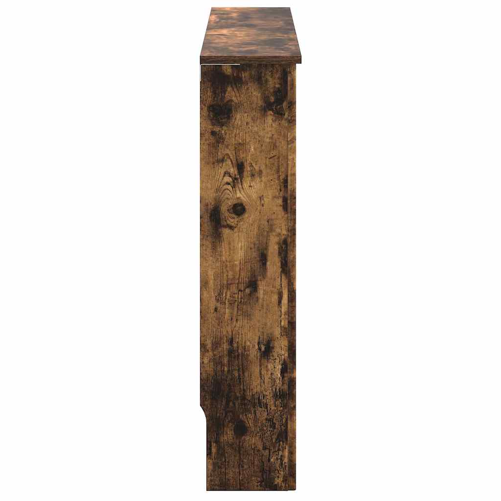 Radiatorafdekking Gerookt eiken 152 x 19 x 81,5 cm Bewerkt hout is nu te koop bij PeponiXL, paradijselijk wonen!
