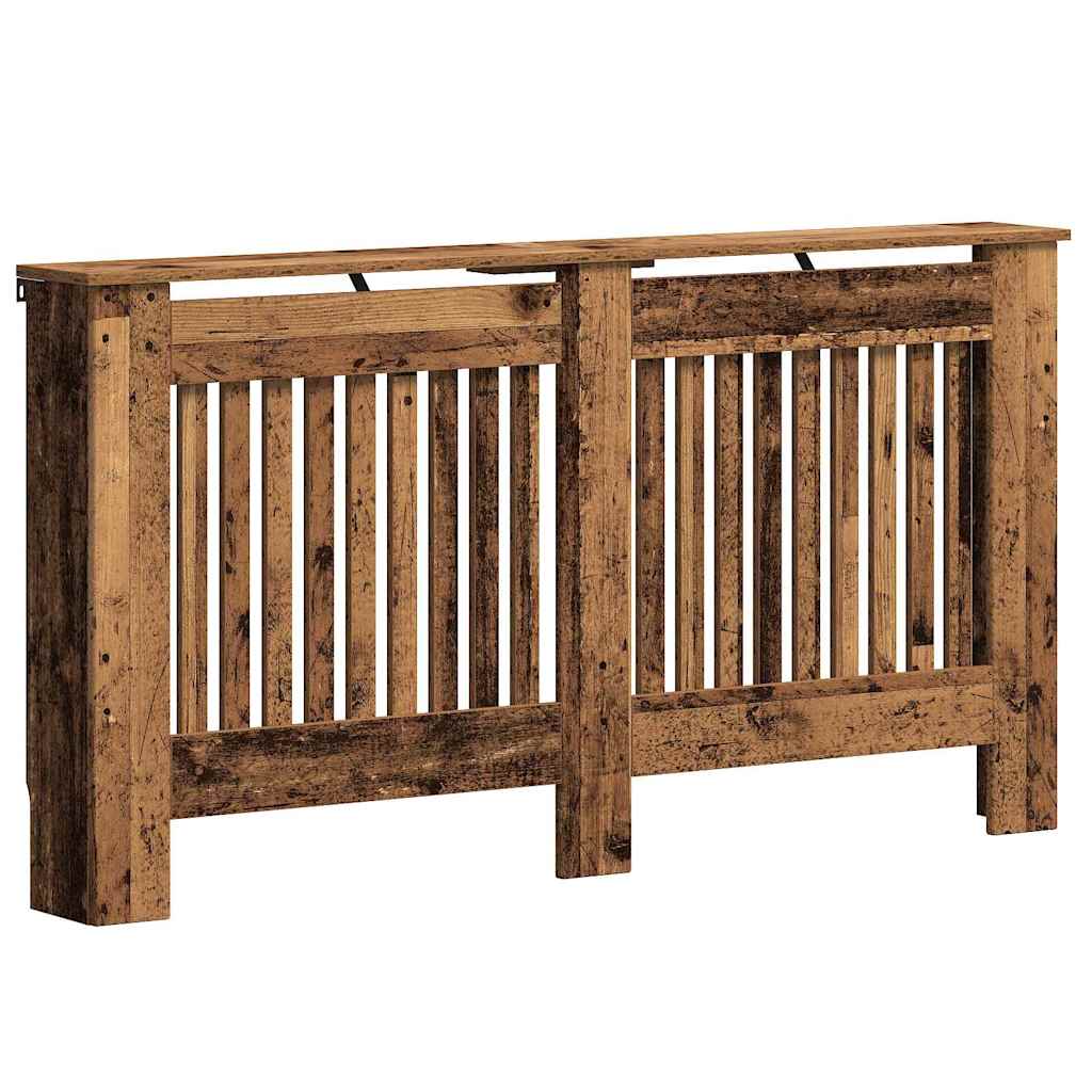 Radiatorafdekking Oud Hout 152 x 19 x 81,5 cm Bewerkt hout is nu te koop bij PeponiXL, paradijselijk wonen!