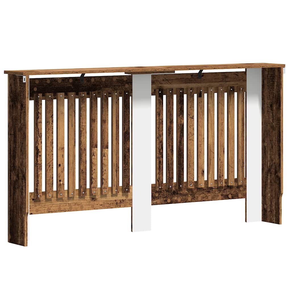 Radiatorafdekking Oud Hout 152 x 19 x 81,5 cm Bewerkt hout is nu te koop bij PeponiXL, paradijselijk wonen!