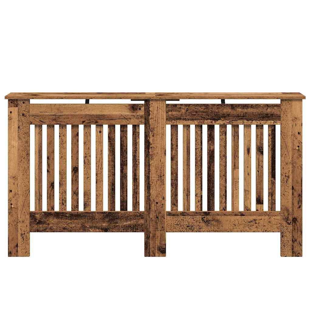 Radiatorafdekking Oud Hout 152 x 19 x 81,5 cm Bewerkt hout is nu te koop bij PeponiXL, paradijselijk wonen!
