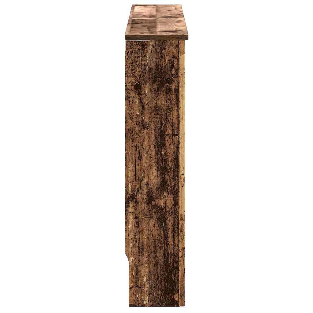 Radiatorafdekking Oud Hout 152 x 19 x 81,5 cm Bewerkt hout is nu te koop bij PeponiXL, paradijselijk wonen!