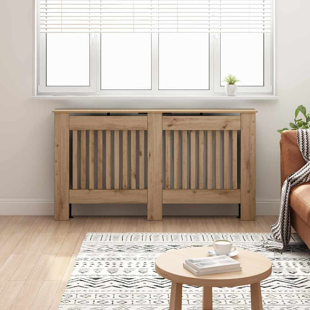 Radiatorafdekking Artisan Eiken 152 x 19 x 81,5 cm Bewerkt hout is nu te koop bij PeponiXL, paradijselijk wonen!