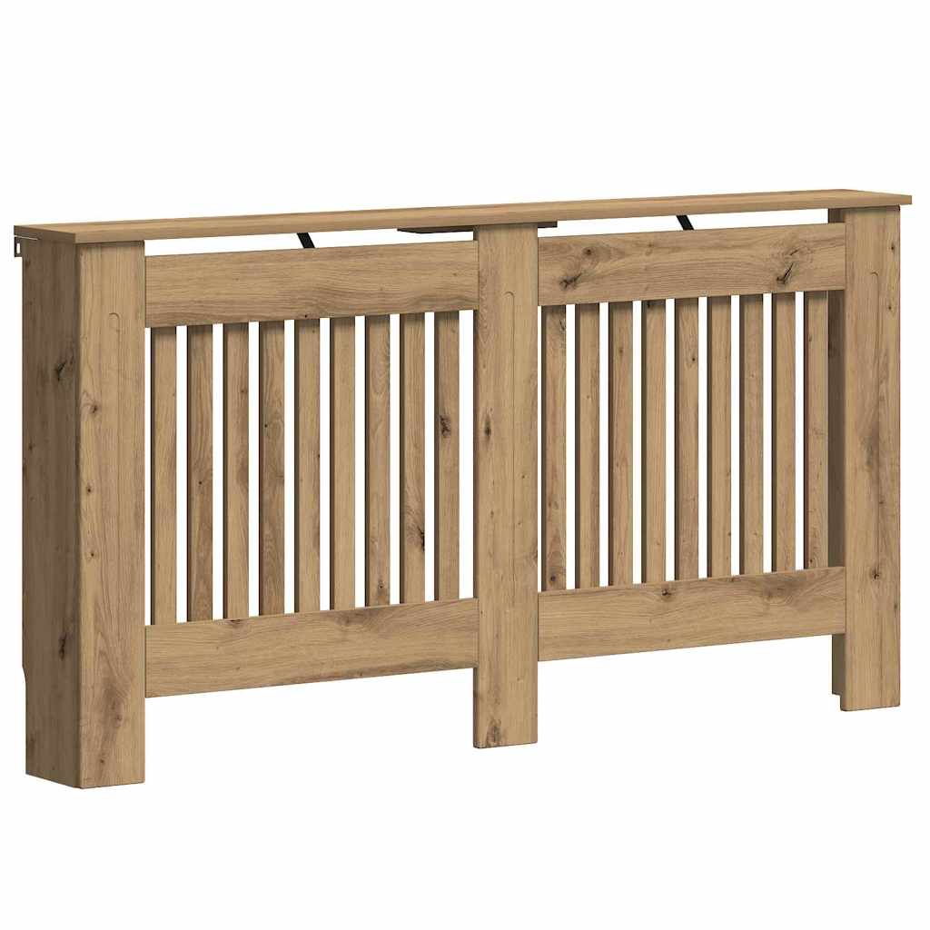 Radiatorafdekking Artisan Eiken 152 x 19 x 81,5 cm Bewerkt hout is nu te koop bij PeponiXL, paradijselijk wonen!
