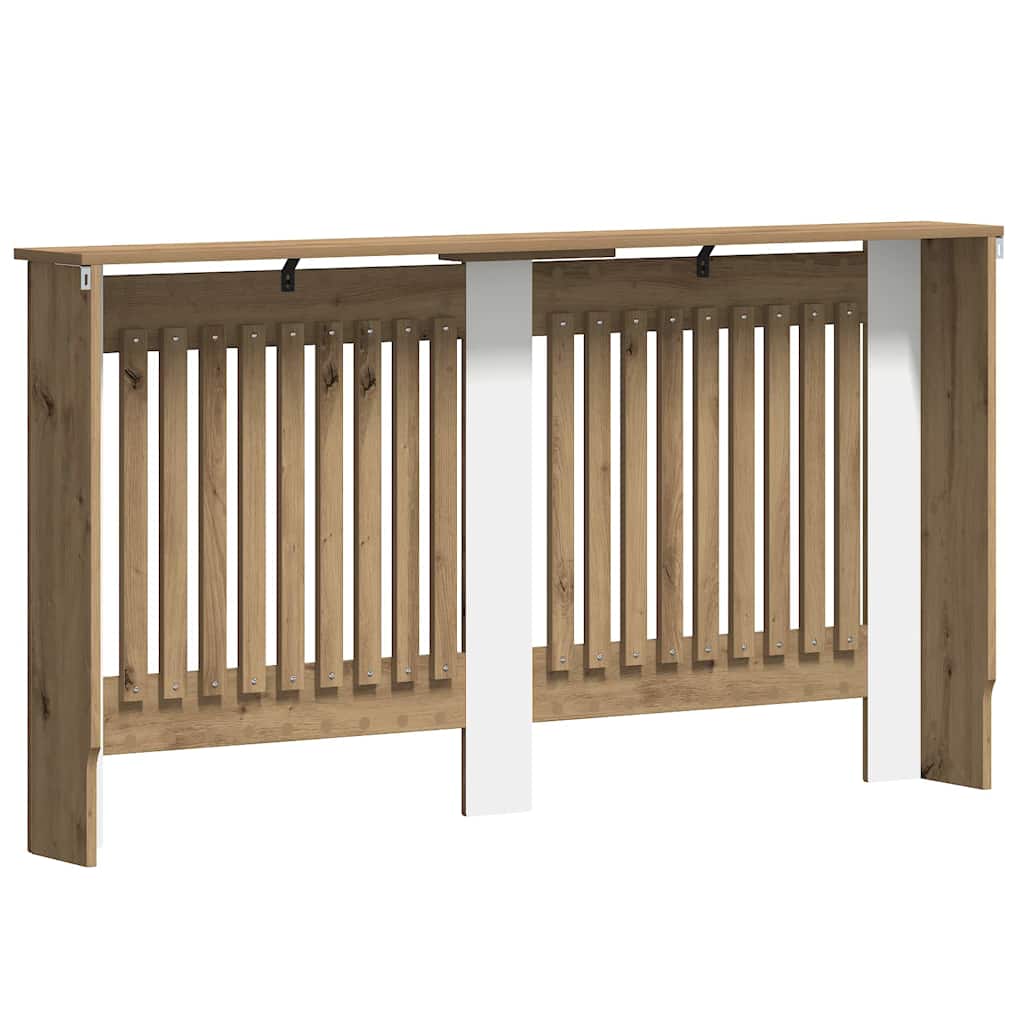 Radiatorafdekking Artisan Eiken 152 x 19 x 81,5 cm Bewerkt hout is nu te koop bij PeponiXL, paradijselijk wonen!
