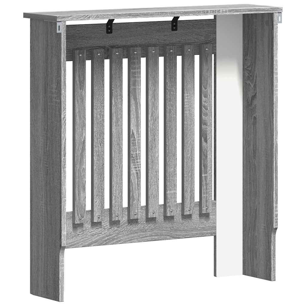 Radiatorafdekking Grijs Sonoma 78 x 19 x 81,5 cm Bewerkt hout is nu te koop bij PeponiXL, paradijselijk wonen!