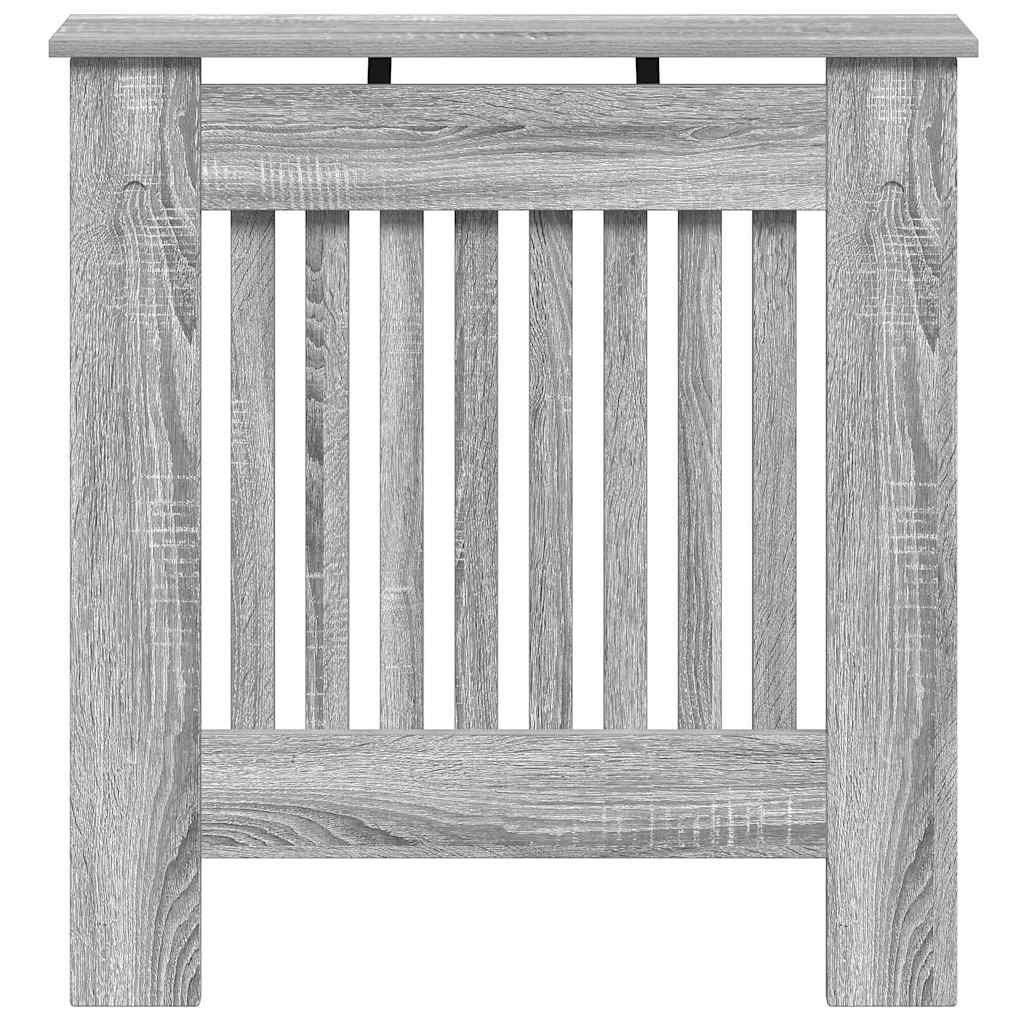 Radiatorafdekking Grijs Sonoma 78 x 19 x 81,5 cm Bewerkt hout is nu te koop bij PeponiXL, paradijselijk wonen!