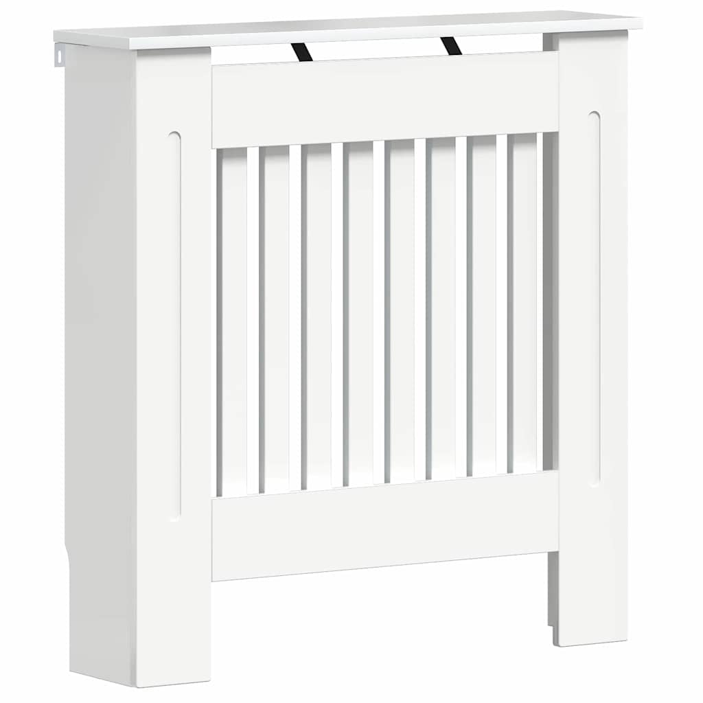 Radiatorafdekking Hoogglans wit 78 x 19 x 81,5 cm Bewerkt hout is nu te koop bij PeponiXL, paradijselijk wonen!