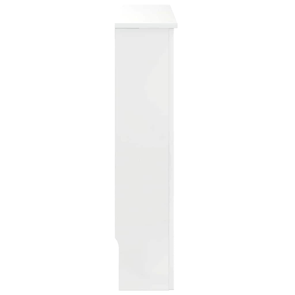 Radiatorafdekking Hoogglans wit 78 x 19 x 81,5 cm Bewerkt hout is nu te koop bij PeponiXL, paradijselijk wonen!
