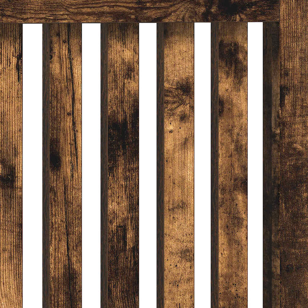 Radiatorafdekking Gerookt eiken 78 x 19 x 81,5 cm Bewerkt hout is nu te koop bij PeponiXL, paradijselijk wonen!