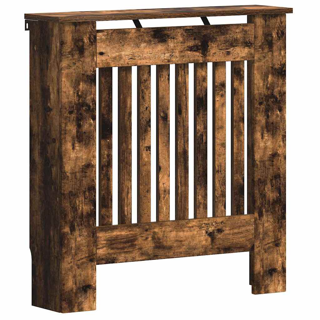 Radiatorafdekking Gerookt eiken 78 x 19 x 81,5 cm Bewerkt hout is nu te koop bij PeponiXL, paradijselijk wonen!