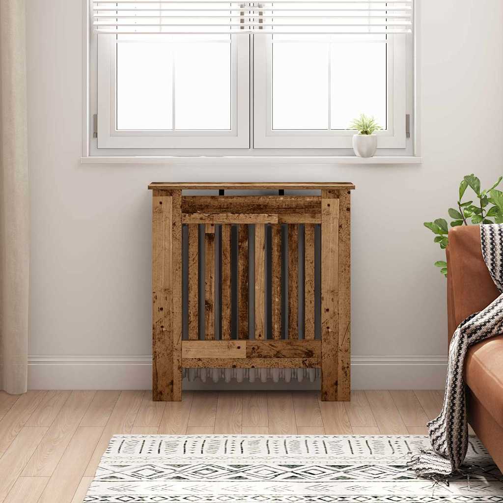 Radiatorafdekking Oud Hout 78 x 19 x 81,5 cm Bewerkt hout is nu te koop bij PeponiXL, paradijselijk wonen!