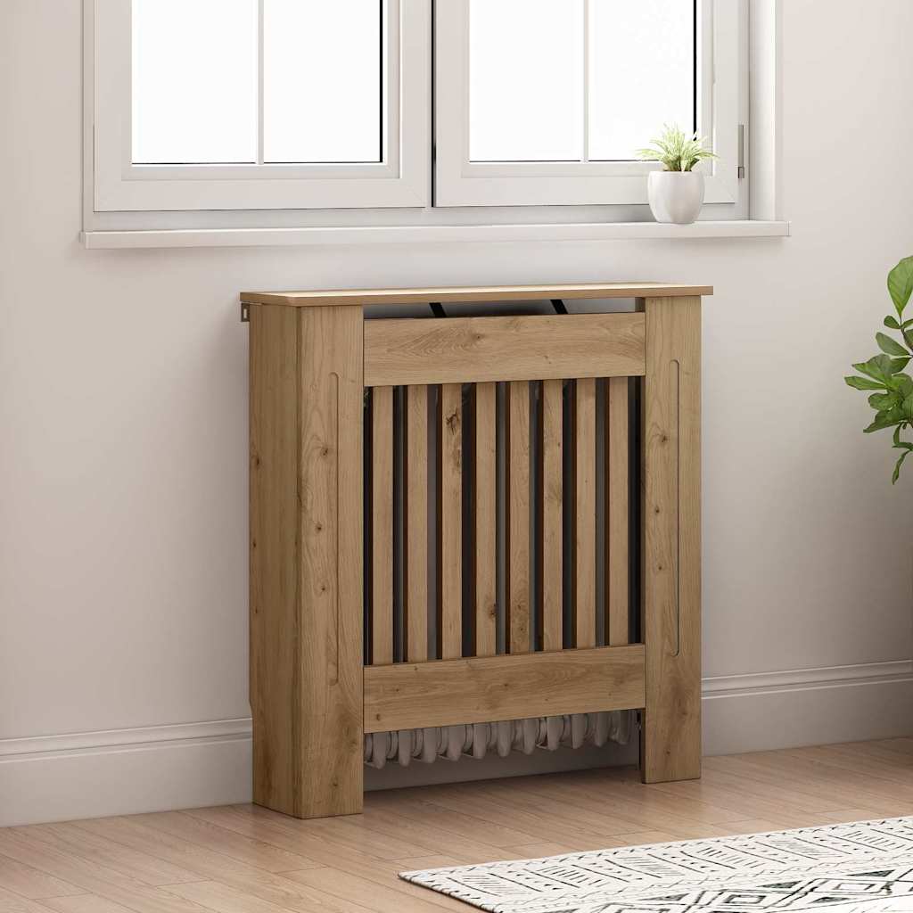 Radiatorafdekking Artisan Eiken 78 x 19 x 81,5 cm Bewerkt hout is nu te koop bij PeponiXL, paradijselijk wonen!