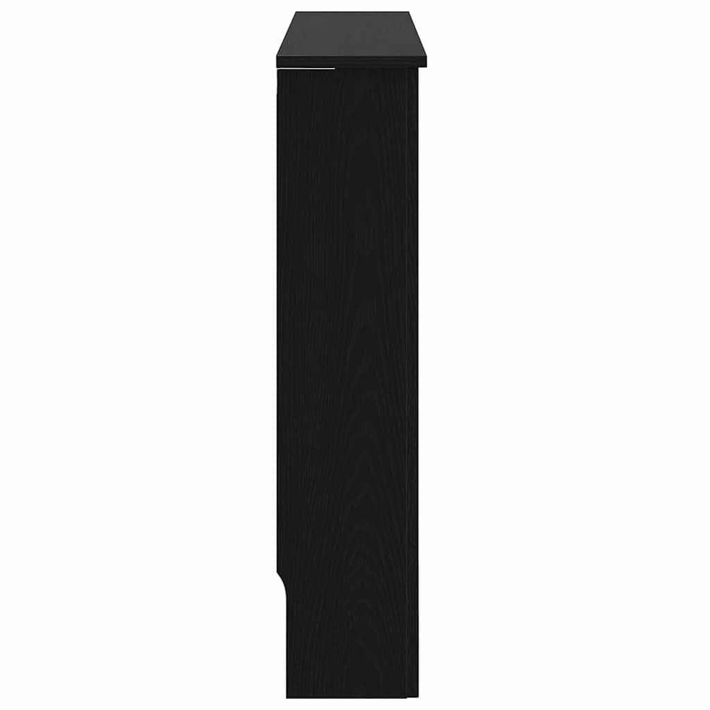 Radiatorafdekking Zwart Eiken 78 x 19 x 81,5 cm Bewerkt hout is nu te koop bij PeponiXL, paradijselijk wonen!