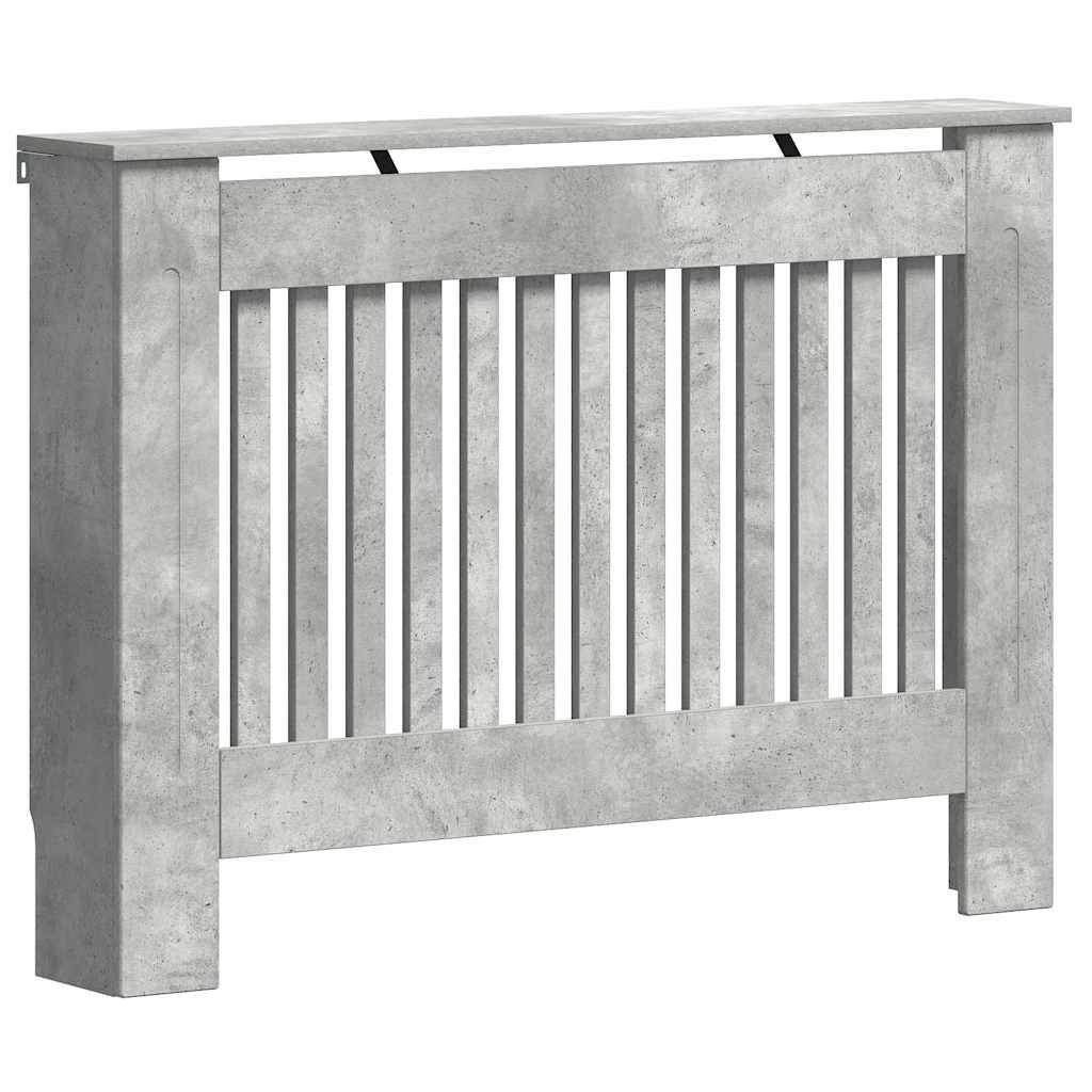 Radiatorafdekking Beton Grijs 112 x 19 x 81,5 cm Bewerkt hout is nu te koop bij PeponiXL, paradijselijk wonen!