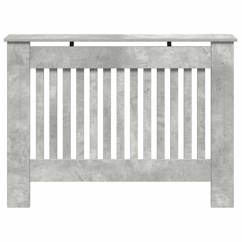 Radiatorafdekking Beton Grijs 112 x 19 x 81,5 cm Bewerkt hout is nu te koop bij PeponiXL, paradijselijk wonen!